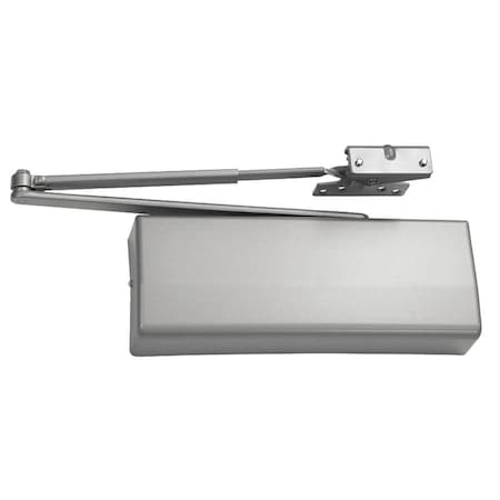 Corbin Russwin Grade 1 Surface Door Closer, Double Lever Arm with PA Bracket, Non-Handed, Aluminum Painted DC8210 689